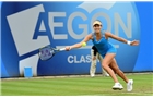 BIRMINGHAM, ENGLAND - JUNE 15:  Ana Ivanovic of Serbia in action during the Singles Final during Day Seven of the Aegon Classic at Edgbaston Priory Club on June 15, 2014 in Birmingham, England.  (Photo by Tom Dulat/Getty Images)